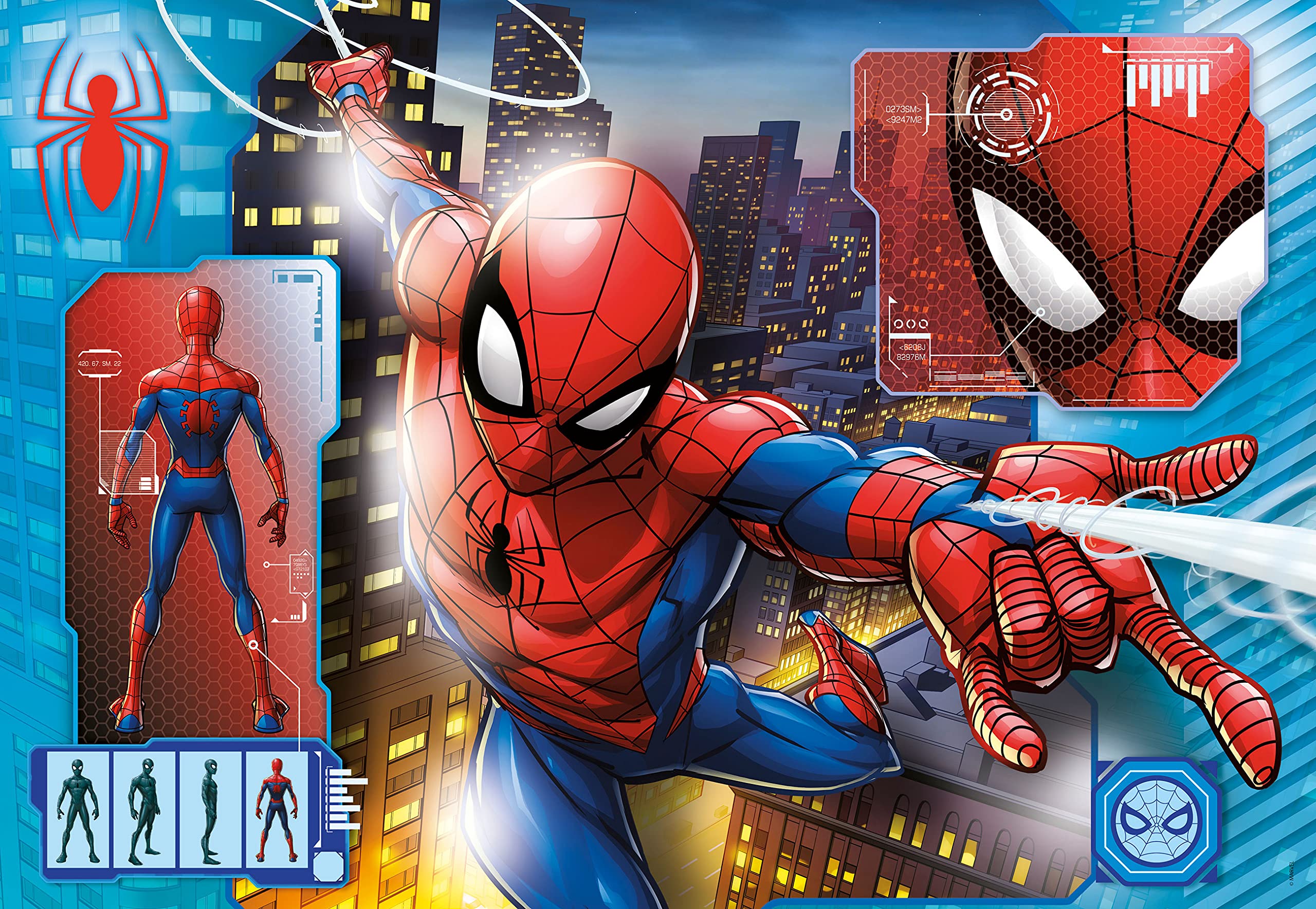 スパイダーマン　フィギュア　パズル　セット スパイダーマン フィギュア パズル セット スパイダーマン